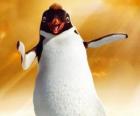 Ramon, the penguin leader of the club Los Amigos