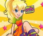 Polly sitting on the floor, the main protagonist of Polly Pocket