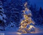 Snowy Christmas tree