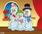 Snowmen family