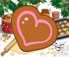 Heart's shaped cookie