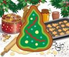 Christmas tree, a Christmas cookie