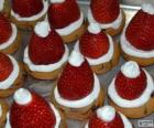 Delicious Santa Claus hats