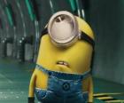 Minion of one eye, a small humanoid protagonist of Despicable Me