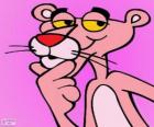 The Pink Panther with gesture of concern