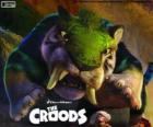 The green tiger, a saber-tooth tiger from Croods