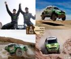 Stéphane Peterhansel and Jean Paul Cottret cars champions in Dakar 2013