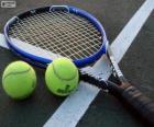 Tennis Racket And Balls