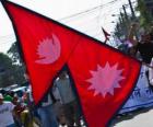 The Nepal flag