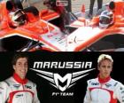 Marrussia F1 Team 2013, Jules Bianchi and Max Chilton