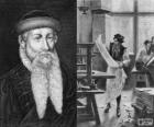 Johannes Gutenberg (1398-1468), inventor of the modern printing press