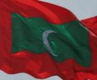 Flag of the Maldives