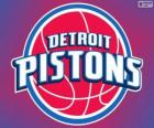 Logo Detroit Pistons, NBA team. Central Division, Eastern Conference