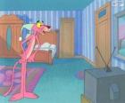 The Pink Panther at home