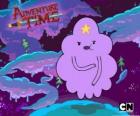 Lumpy Space Princess, a cloud with a star on the forehead