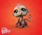 Small monkey from the smaller pet shop LPS