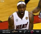 2013 NBA Finals, 2nd match, San Antonio Spurs 84 - Miami Heat 103