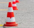 Traffic cone, signal for road safety