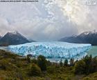 The Perito Moreno glacier is a glacier located in the Los Glaciares National Park, Argentina