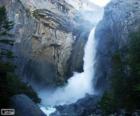 Waterfall in Yosemite National Park