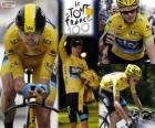 Chris Froome is a British cyclist of team Sky, champion of the Tour de France 2013