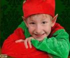 Face of a Christmas Elf