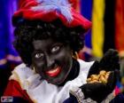 Zwarte Piet, Black Pete, the assistant of Saint Nicholas in the Netherlands and Belgium