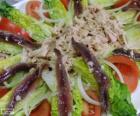 Tudela lettuce hearts salad