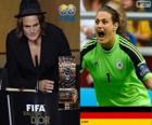 FIFA Women’s World Player of the Year 2013 winner Nadine Angerer