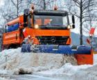 The snowplow truck