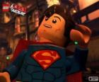 Superman, a superhero from the movie Lego