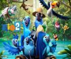 The main characters of the film Rio 2