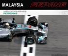 Lewis Hamilton champion of the Grand Prix of Malaysia 2014