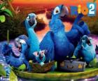 The family of Blu in the Amazon