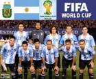 Selection of Argentina, Group F, Brazil 2014