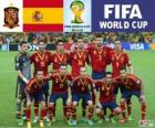 Selection of Spain, Group B, Brazil 2014