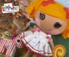 Spot Splatter Splash Lalaloopsy with her pet, a zebra