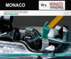Nico Rosberg celebrates his victory in the Grand Prix of Monaco 2014