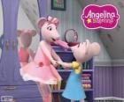 Angelina Ballerina and his beloved sister Polly