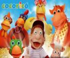 Main characters of the farm Cocorico