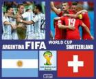 Argentina - Switzerland, eighth finals, Brazil 2014