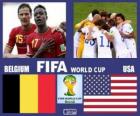 Belgium - United States, eighth finals, Brazil 2014