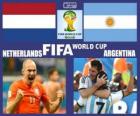 Netherlands - Argentina, semi-finals, Brazil 2014