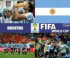 Argentina celebrates its classification, Brazil 2014