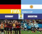 Germany vs Argentina. Final of FIFA World Cup Brazil 2014