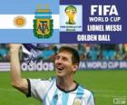 Lionel Messi, Golden Ball. Brazil 2014 Football World Cup