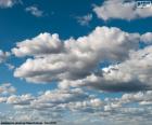 Clouds are visible mass made of ice crystals or microscopic water droplets suspended in the atmosphere