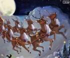 The magic to pull the sleigh reindeer