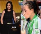 FIFA Women’s World Player of the Year 2014 winner Nadine Kessler