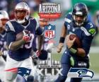 Super Bowl 2015. New England Patriots vs. Seattle Seahawks. University of Phoenix Stadium, Glendale, Arizona, February 1, 2015